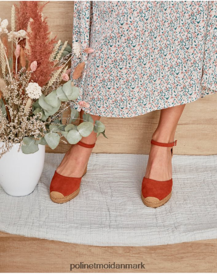 Fabrizia kile espadrille terracotta fodtøj Polin et moi 28TJFF430