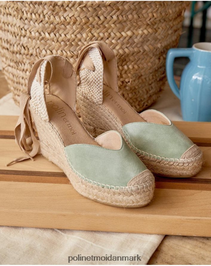 alpadrille hjerte lilith turkis fodtøj Polin et moi 28TJFF513