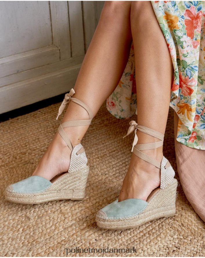 alpadrille hjerte lilith turkis fodtøj Polin et moi 28TJFF513