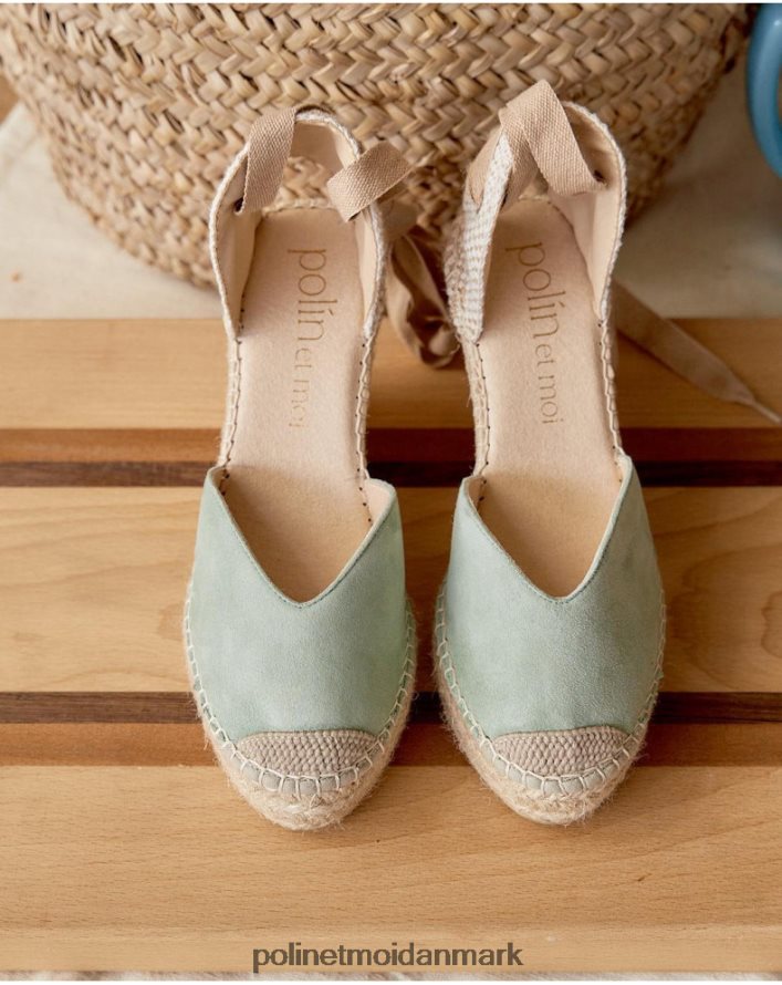 alpadrille hjerte lilith turkis fodtøj Polin et moi 28TJFF513