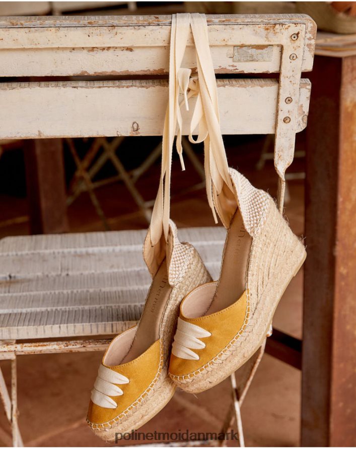 alpargata cintas julieta okker fodtøj Polin et moi 28TJFF509