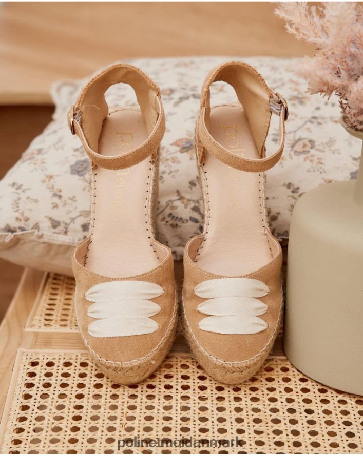 bonde espadrille arlene kamel fodtøj Polin et moi 28TJFF463