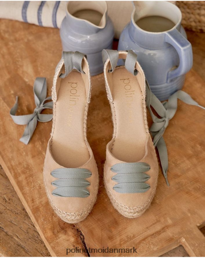 bonde espadrille penny beige fodtøj Polin et moi 28TJFF444