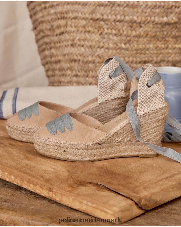 bonde espadrille penny beige fodtøj Polin et moi 28TJFF444