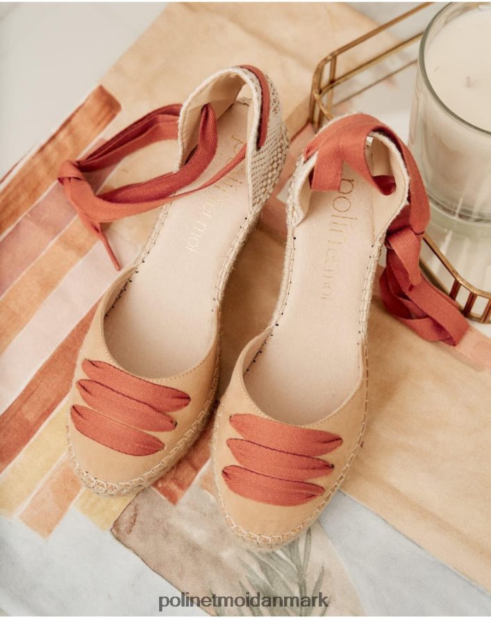 bonde espadrille penny kamel fodtøj Polin et moi 28TJFF432