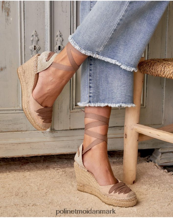 bonde espadrille penny nøgen fodtøj Polin et moi 28TJFF498