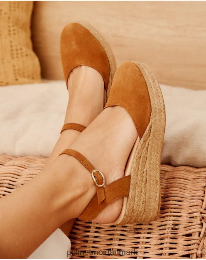 bonny rund espadrille læder fodtøj Polin et moi 28TJFF479