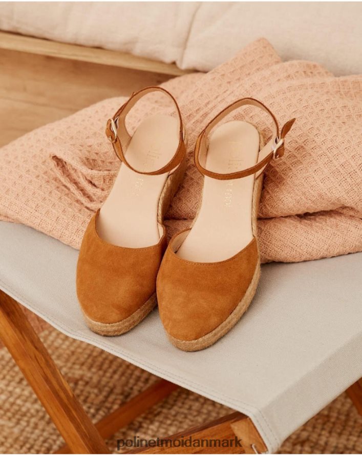 bonny rund espadrille læder fodtøj Polin et moi 28TJFF479