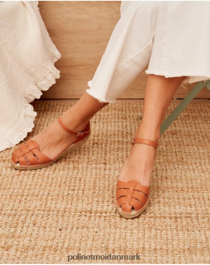 crabeater espadrille anna læder fodtøj Polin et moi 28TJFF494