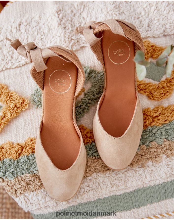 espadrille bånd madalina kamel fodtøj Polin et moi 28TJFF441