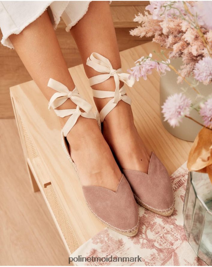 espadrille hjerte evita lavendel fodtøj Polin et moi 28TJFF495