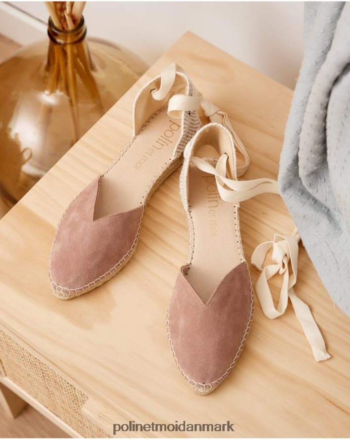 espadrille hjerte evita lavendel fodtøj Polin et moi 28TJFF495