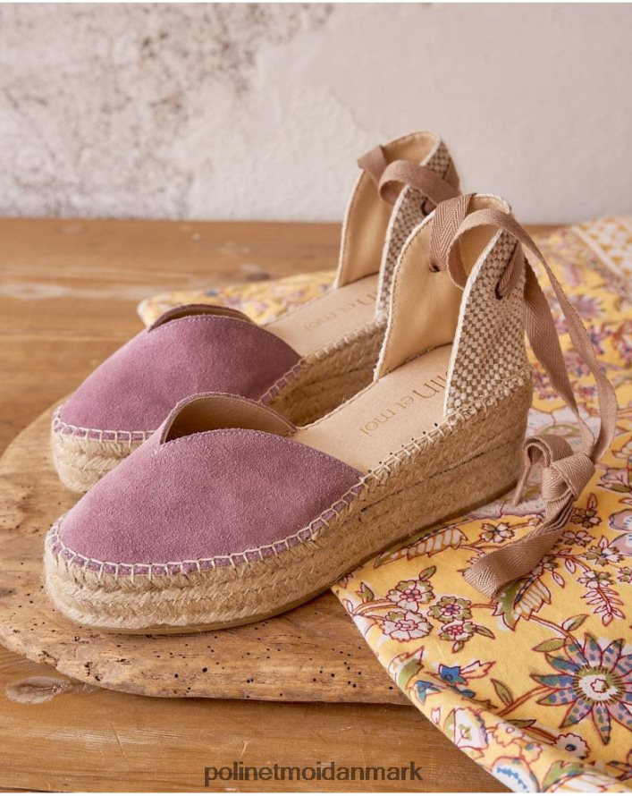espadrille hjerte gabriela lavendel fodtøj Polin et moi 28TJFF422