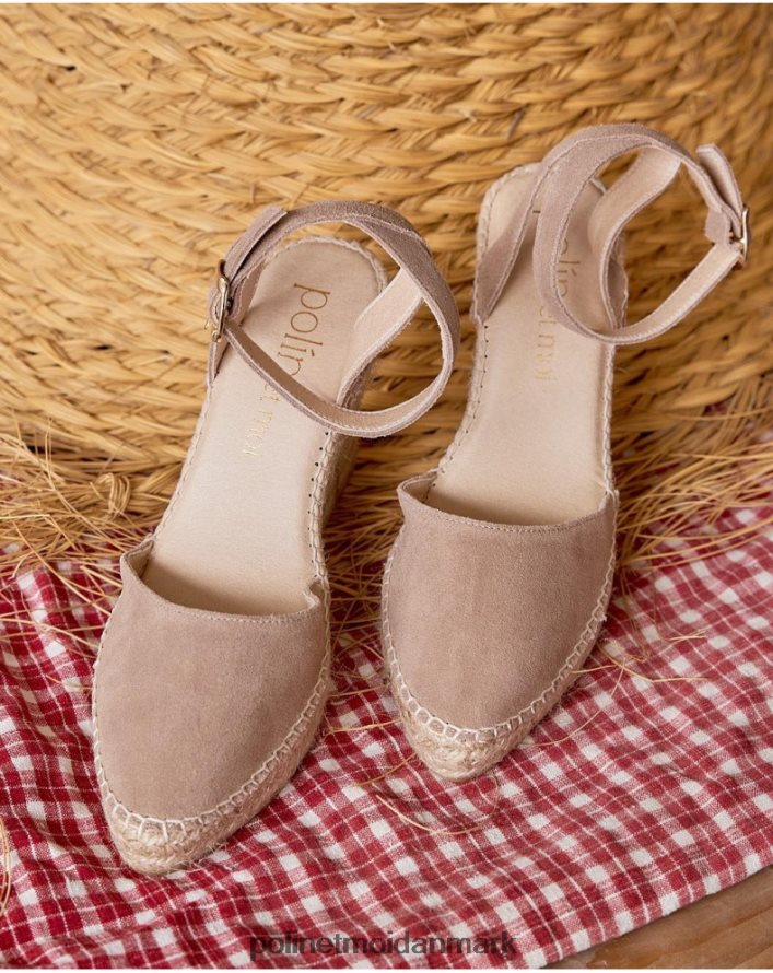 espadrille undercut izzy taupe fodtøj Polin et moi 28TJFF473