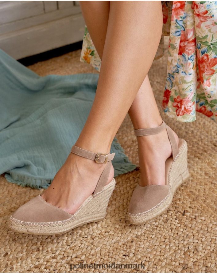 espadrille undercut izzy taupe fodtøj Polin et moi 28TJFF473