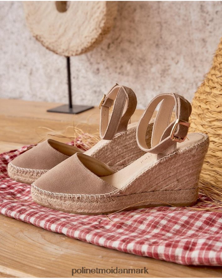 espadrille undercut izzy taupe fodtøj Polin et moi 28TJFF473