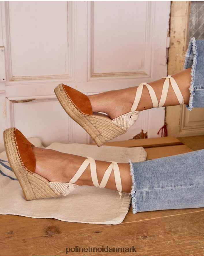 gianna cross espadrille flise fodtøj Polin et moi 28TJFF464