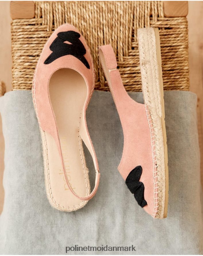 mallory cross espadrille Rose fodtøj Polin et moi 28TJFF426