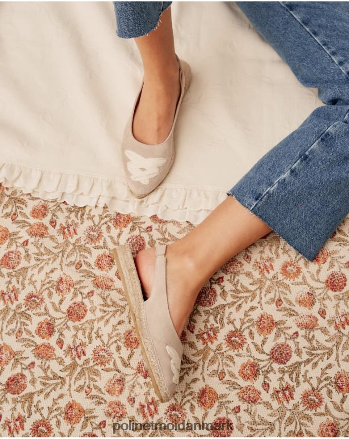 mallory cross espadrille sand fodtøj Polin et moi 28TJFF409