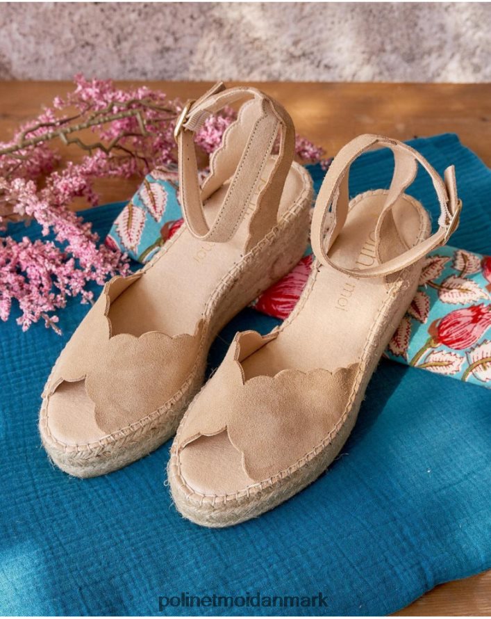 sandal ondas maissa taupe fodtøj Polin et moi 28TJFF420