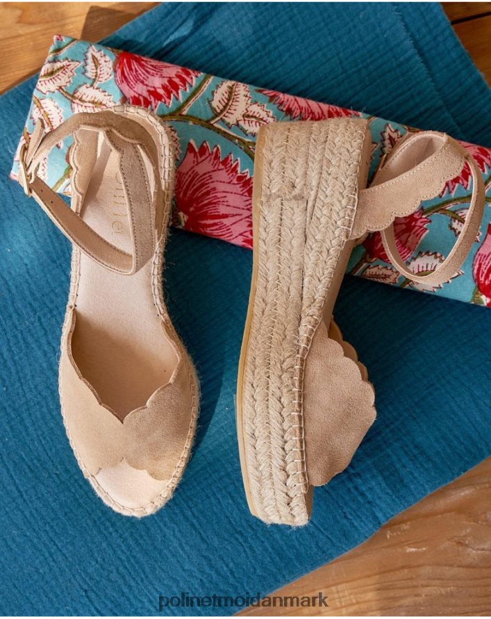 sandal ondas maissa taupe fodtøj Polin et moi 28TJFF420