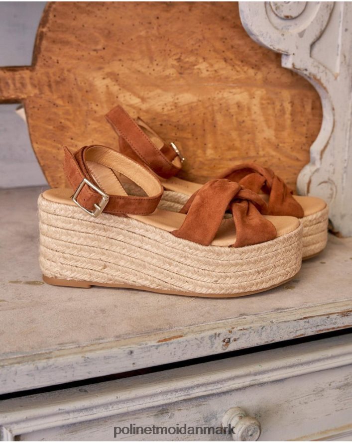 yasemin platformssandal Brun fodtøj Polin et moi 28TJFF427