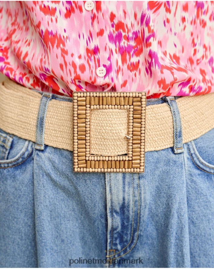 låg firkantet bælte rå tilbehør Polin et moi 28TJFF403