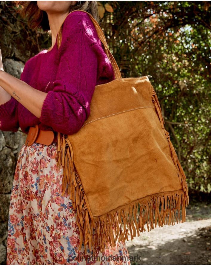 adolfa frynsepose læder tilbehør Polin et moi 28TJFF400