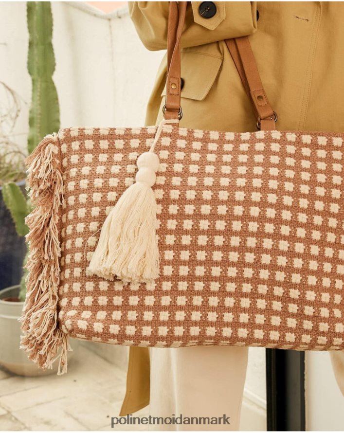 pompones estefania taske kamel tilbehør Polin et moi 28TJFF396