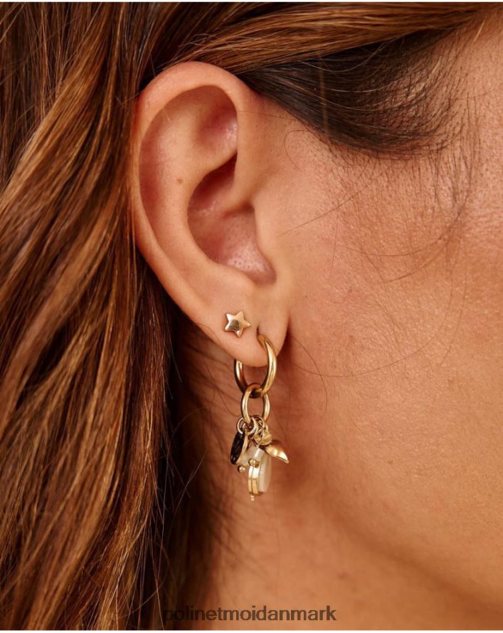 øreringe med perler i Grækenland guld/platin tilbehør Polin et moi 28TJFF387