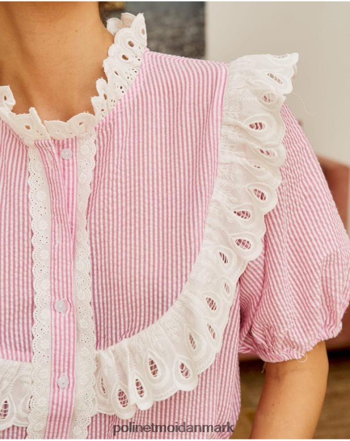 baby mila bluse Rose tøj Polin et moi 28TJFF204