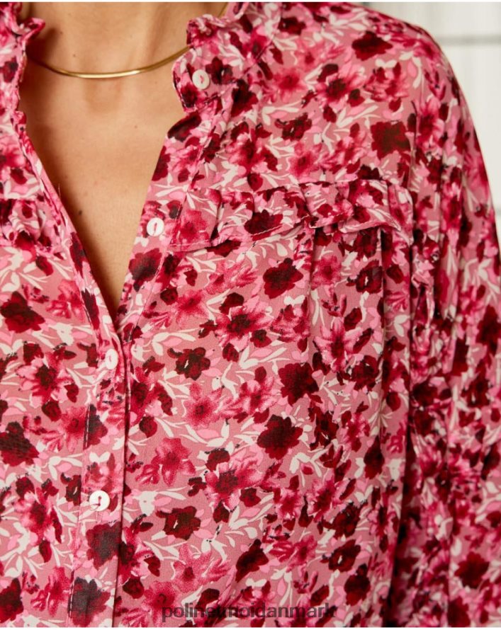 blomstret skjorte charlotte hindbær tøj Polin et moi 28TJFF195