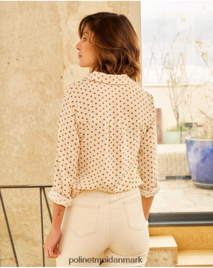bluse mol afrodite kamel tøj Polin et moi 28TJFF199