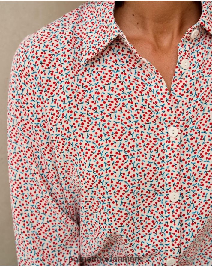 libysk kirsebærskjorte rå tøj Polin et moi 28TJFF189