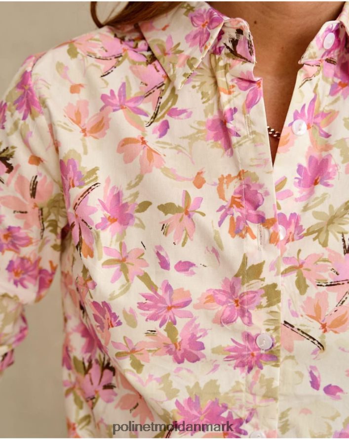 marilina blomster skjorte malve tøj Polin et moi 28TJFF201