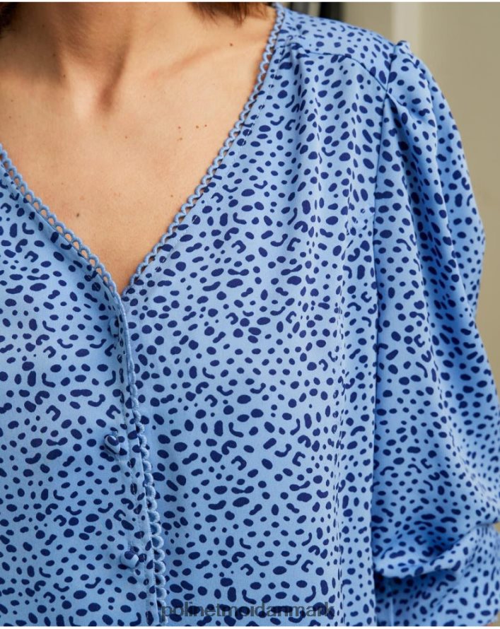 motas meli skjorte klein blå tøj Polin et moi 28TJFF219