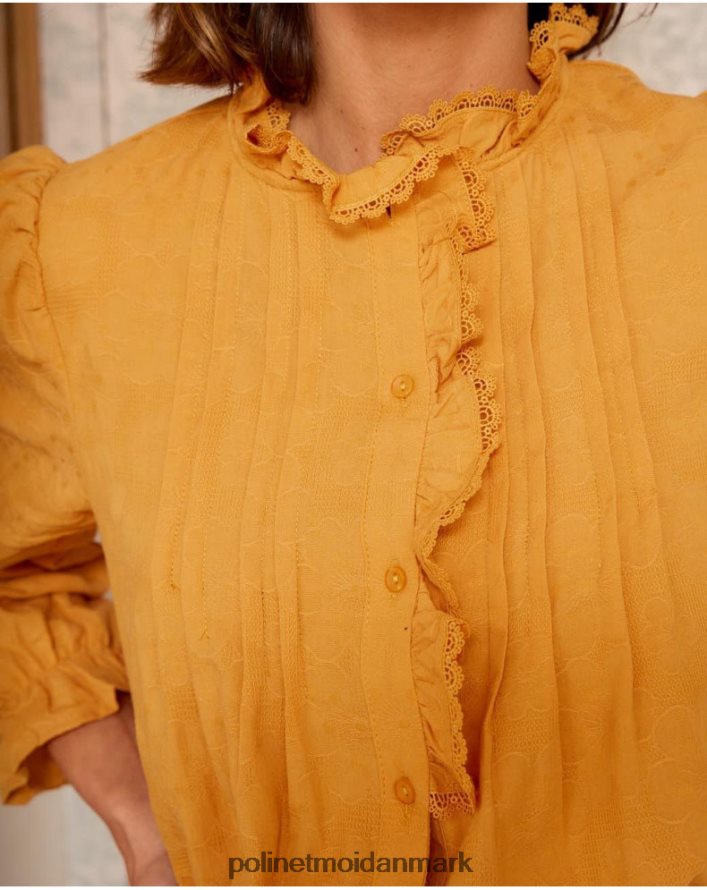 naia blondeskjorte okker tøj Polin et moi 28TJFF222