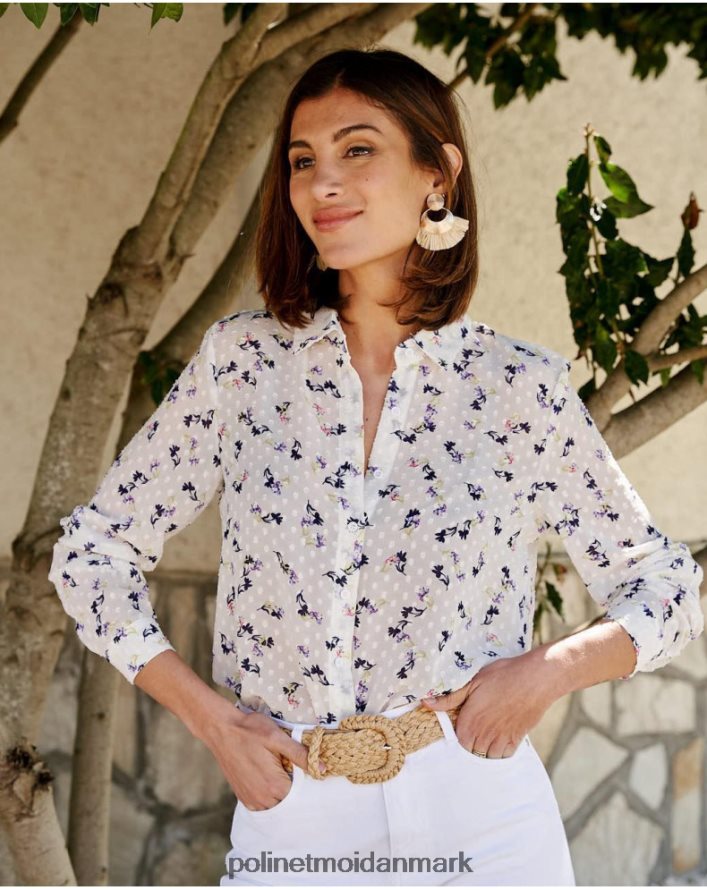 plumeti emelina skjorte hvid tøj Polin et moi 28TJFF200
