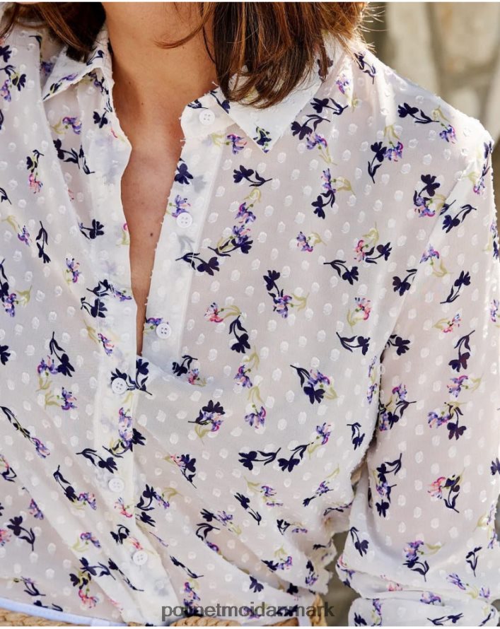plumeti emelina skjorte hvid tøj Polin et moi 28TJFF200