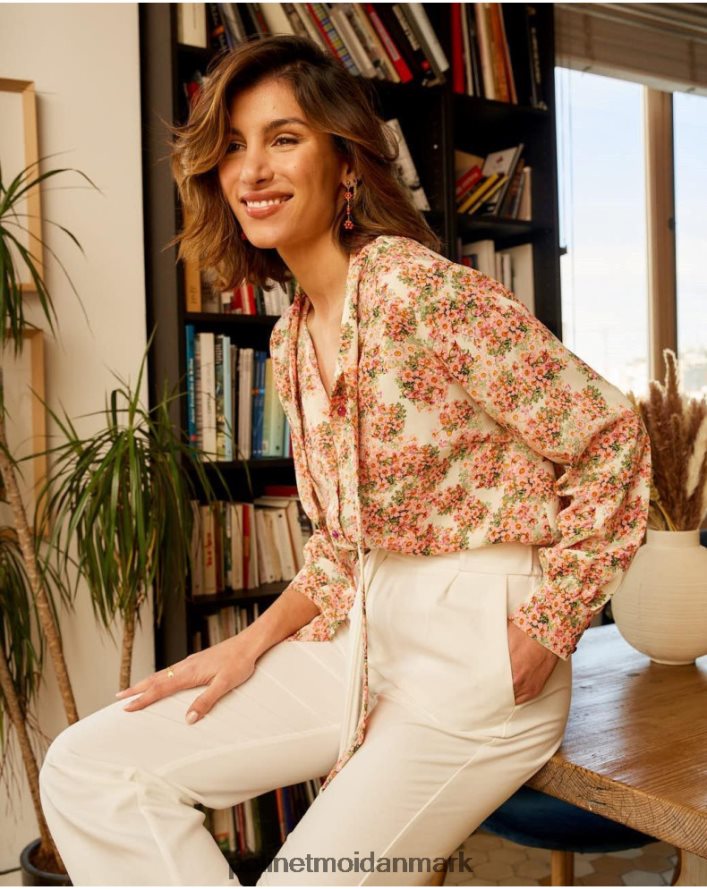 skjorte sløjfe edit Rose tøj Polin et moi 28TJFF221