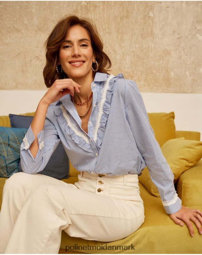 stribet skjorte nusa himmelsk tøj Polin et moi 28TJFF214