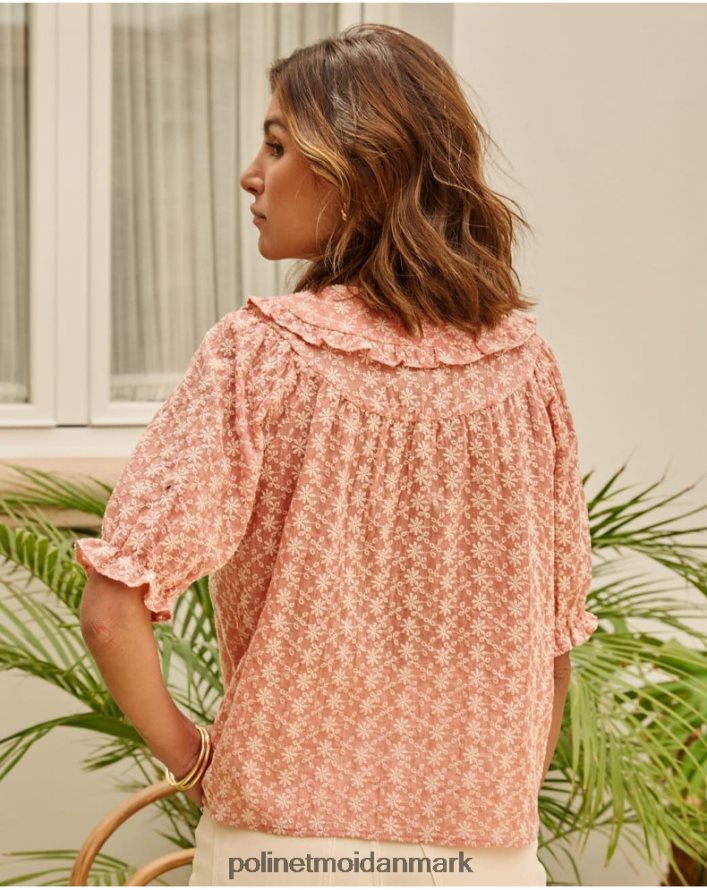 te broderet bluse makeup tøj Polin et moi 28TJFF164