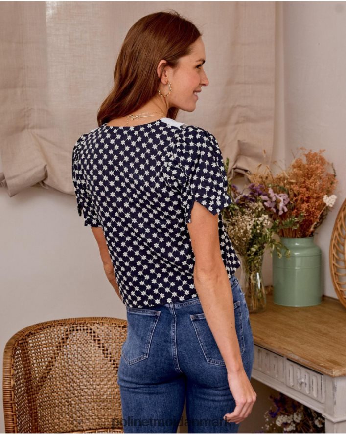 vedbend baby krave skjorte marine tøj Polin et moi 28TJFF196