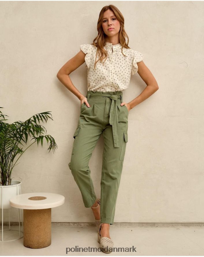 cargo scarlett bukser kaki tøj Polin et moi 28TJFF330