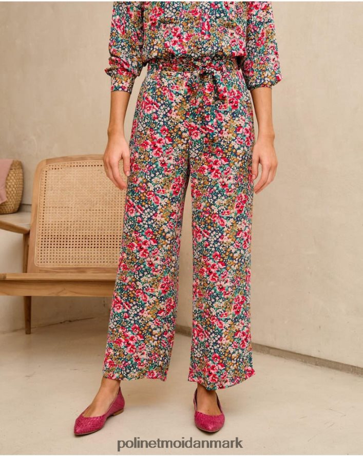 fanni sløjfe bukser Smaragd grøn tøj Polin et moi 28TJFF331