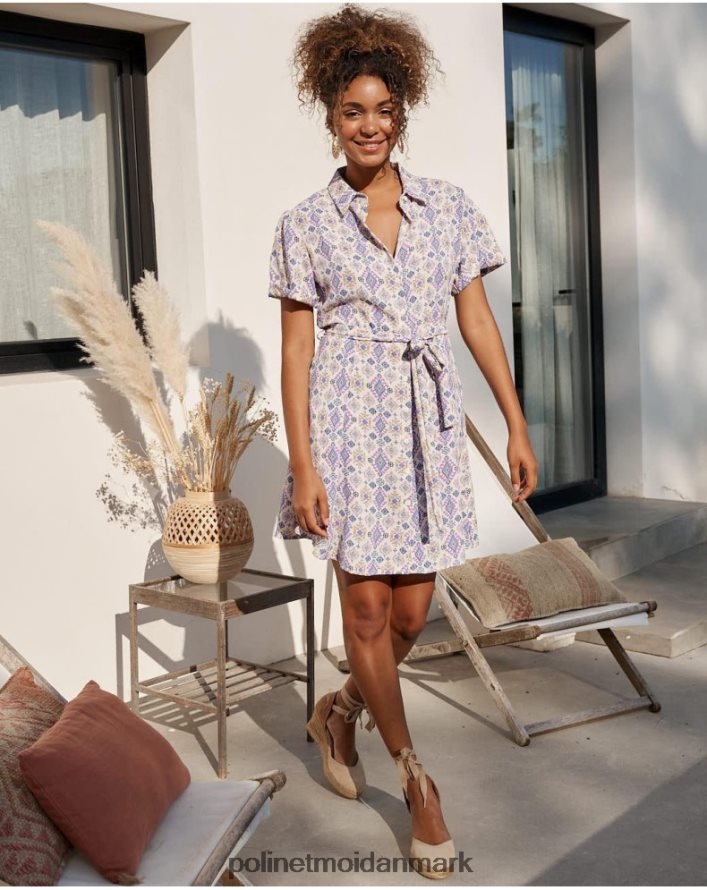 almindelig kort kjole lilla tøj Polin et moi 28TJFF43