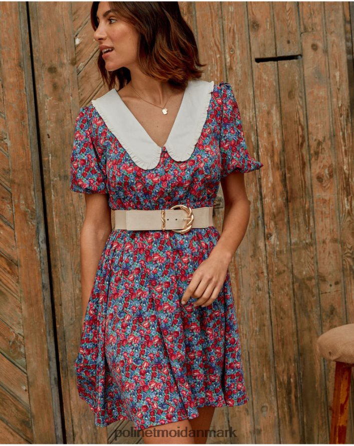 baby hals kjole ania rød tøj Polin et moi 28TJFF123