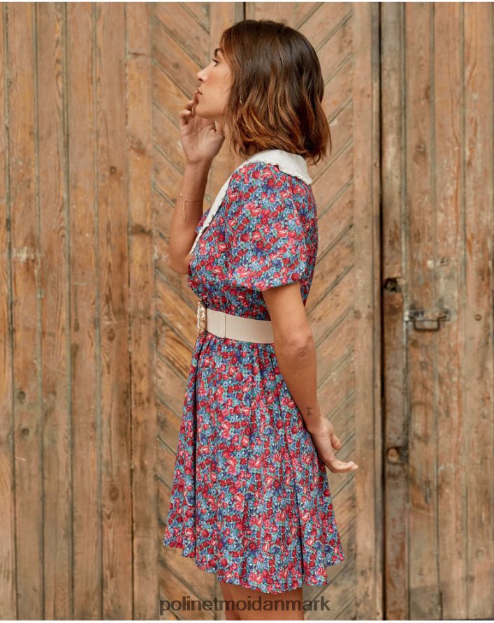 baby hals kjole ania rød tøj Polin et moi 28TJFF123