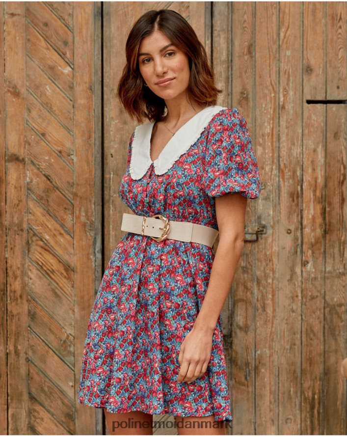 baby hals kjole ania rød tøj Polin et moi 28TJFF123