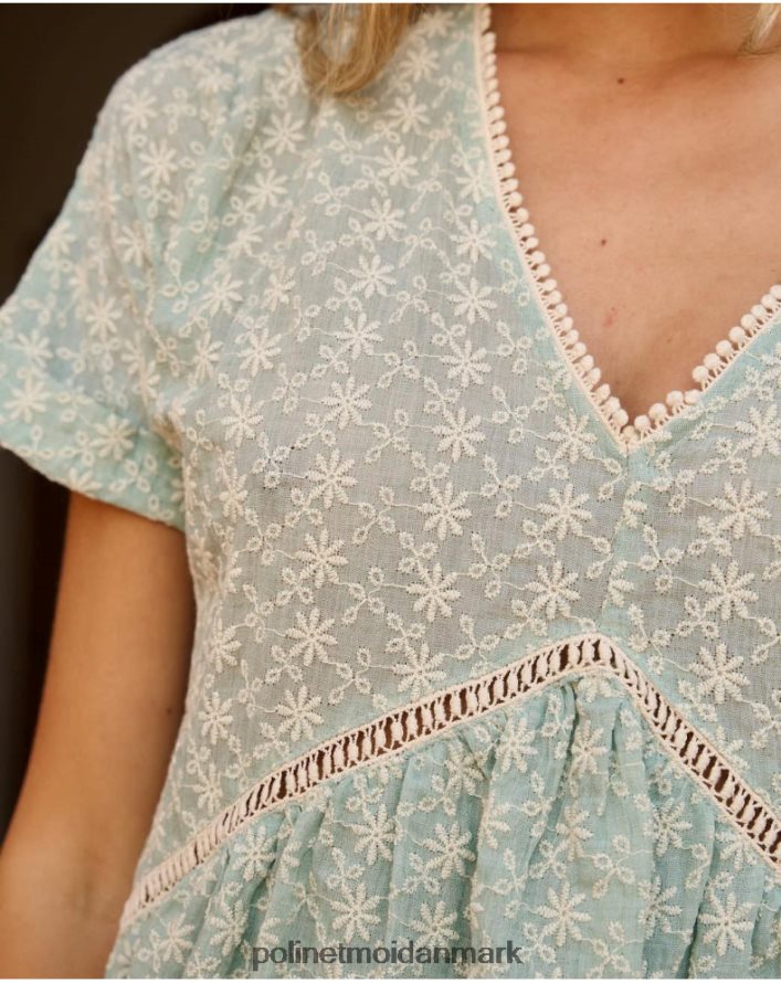 babydoll magdalena kjole vandgrøn tøj Polin et moi 28TJFF38